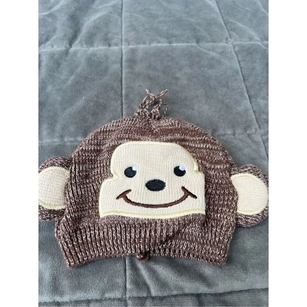 Monkey Baby Hat - Picture 2 of 5